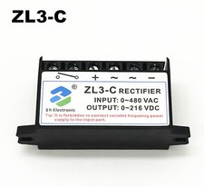 ZL3-C input: 0~480VAC output: 0~216VDC half-wave brake rectifier power supply