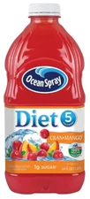 Ocean Spray Diet Cranberry Mango Juice Drink, Low Sugar, Vitamin C, 64 Fl Oz