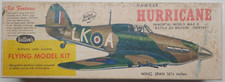 "Vintage Factory Defect" HAWKER HURRICANE Balsa Model Airplane Kit Guillow's 506