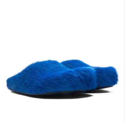 Brand New, Never Worn Marni Fussbett Sabot, Mazarin Blue EU 41