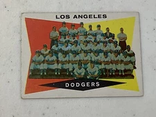 Los Angeles Dodgers Checklist 1960 Topps #18 Very Good Condition Books $50