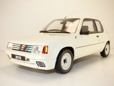 PEUGEOT 205 RALLYE 1.3l blanc 1/12