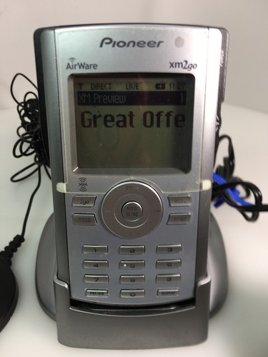 Pioneer AirWare XM2go Satellite Radio Receiver with Stand, Remote, Antenna - Picture 3 of 7