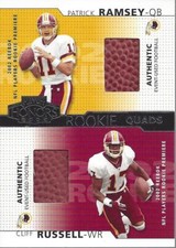2002 Honors Patrick Ramsey Cliff Russel Antonio Bryant Roy Williams Ball /500