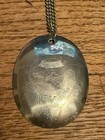 Vintage Sterling Silver Ortiz Designs Engraved Pendant Santa Fe New Mexico — photo 1