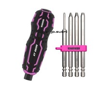 Jeu de taupes à vis Engineer GT Drive rose noir pour douilles hexagonales 2-5...