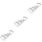 3 Pieces Gingerbread Man Cookie Molds Christmas Stainless Steel