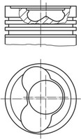 Kolben Mahle 030 65 02 FüR VW Caddy 3 GroßRaumlimousine 2KB 2KJ 2CB 2CJ 2KA 2KH