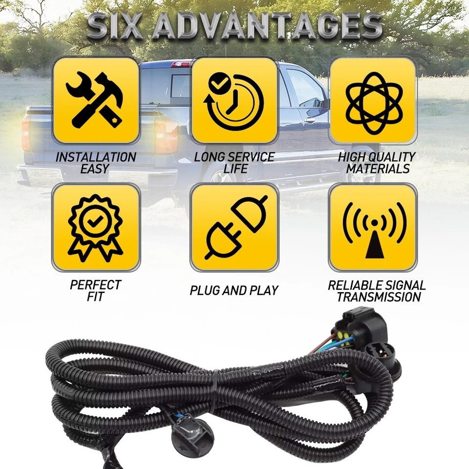 22869169 Arnés de cableado de lámpara de luz trasera para Chevrolet Silverado 2500/3500HD 2015 Foto 2 de 4