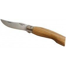 Coltello Bergamasco a Serramanico in Olivo 9 cm Inox con Bloccalama - Codega Mad
