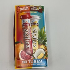 Zipfizz Healthy Energy Drink mix Orange Pina Colada Powder Vitamin B12 29 pk NOB