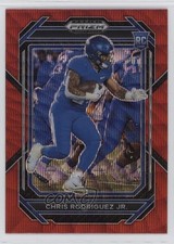 2023 Panini Prizm Draft Picks Ruby Wave Prizm Chris Rodriguez Jr #130 0y59