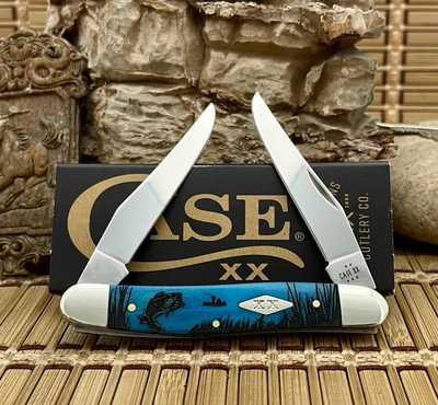 Case XX USA Caribbean Bone BASS Fishing 1/500 AAA+++ Diamond