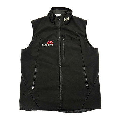 Helly Hansen Paramount Series Vest Mens L/XL Black Soft Shell Park City Utah Ski