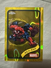 2025 Topps Chrome Marvel Rek-Rap Yellow Lava Refractor #54