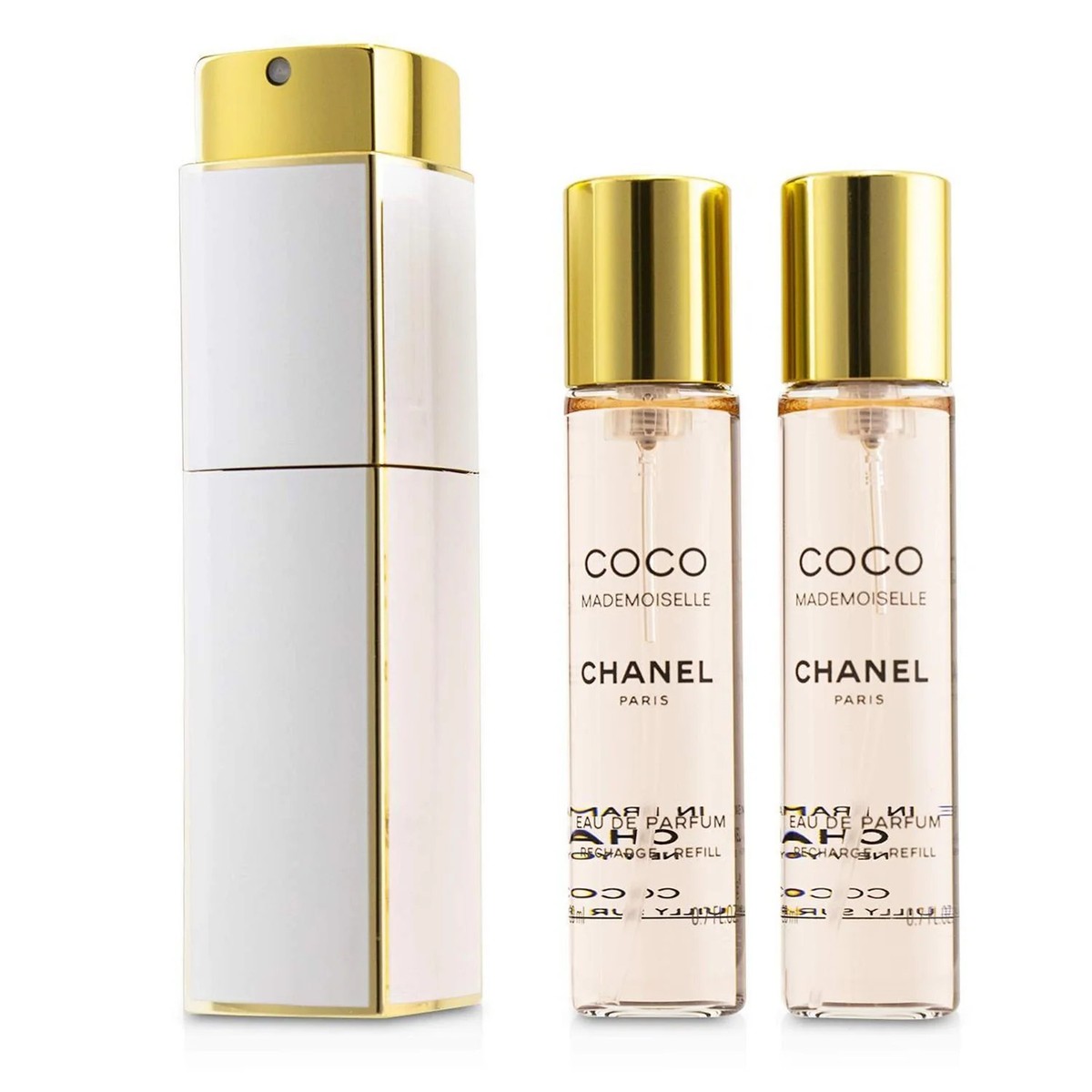 CHANEL COCO ツイストアンドスプレー　オードプァルフアム CHANEL Coco Mademoiselle Twist & Spray EDP 3x20ml Perfume for sale