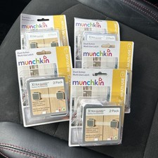 Munchkin Xtraguard Dual Action Multi Use Latches-5 Packs- 10 Total