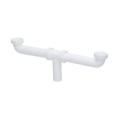 EZ-FLO 1-1/2 Inch x 16 in. x 16 in., S/J Connection, White, White 