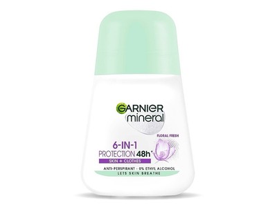 garnier mineral deodorant Roll On Antiperspirant 48 Hours Protection Floral Fres
