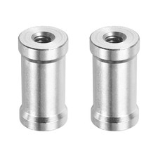 2PCS 1/4" Female to 3/8" Female 0.62 x 1.18Inch Light Stand Carbon Steel Screw