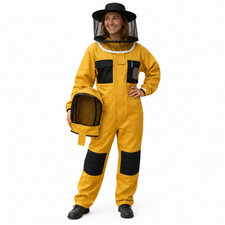 Professional Ultra Ventilated Multi-Layer Beekeeping Suit Veil-Small