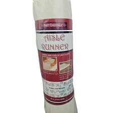 Wedding White Aisle Runner Party Essentials Floral Lace Pattern 3 Ft X 75 Ft NEW