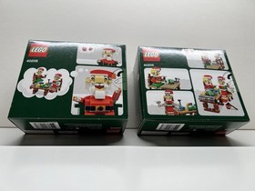 LEGO Holiday  Santa Claus 40206  and Christmas Elves 40205 Brand New / Sealed