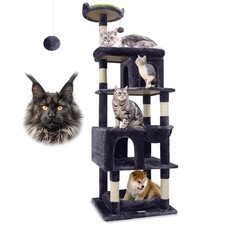 Heavy Duty Cat Trees for Large Cats, Sturdy 72in Maine Coon Cat Tree for Larg...