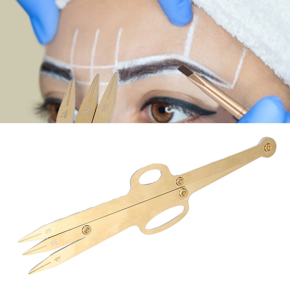 Eyebrow Stencil Template Eyebrow Guide Ruler Positioning Measure Tool Microb BLW