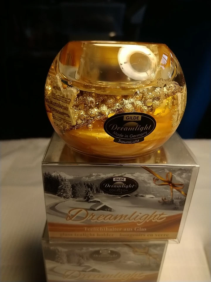 Teelichthalter Dreamlight Fa. GILDE Glas neu - Bild 2 von 4