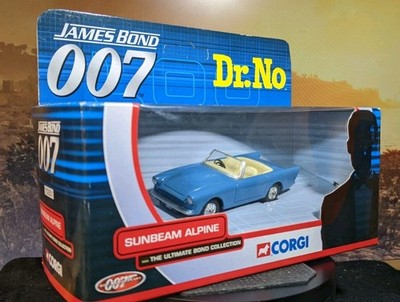 Corgi Ultimate Bond Sunbeam Alpine. Dr No. Nagelneu im Karton. 2002.