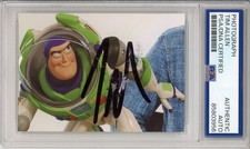 DISNEY TOY STORY BUZZ LIGHTYEAR TIM ALLEN SIGNED PICTURE PSA DNA COA AUTOGRAPH