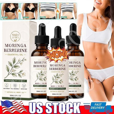 #ad Moringa Berberine Essential Oil 30ml Botanical Body Massage Oil Non Greasy US $9.49