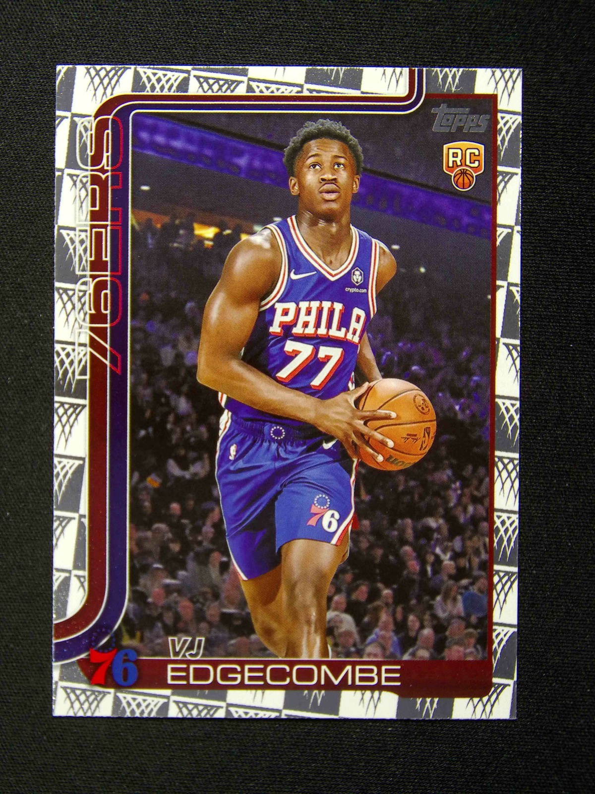 2025-26 Topps Flagship VJ Edgecombe #203 RC Rookie Season Tip Off