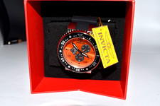 New in Box Invicta Men's Pro Diver Chronograph Orange Dial Quartz Large 52mm SS