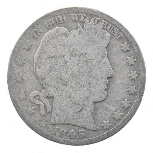 1905-S Barber Half Dollar Estate Coin Collection *406