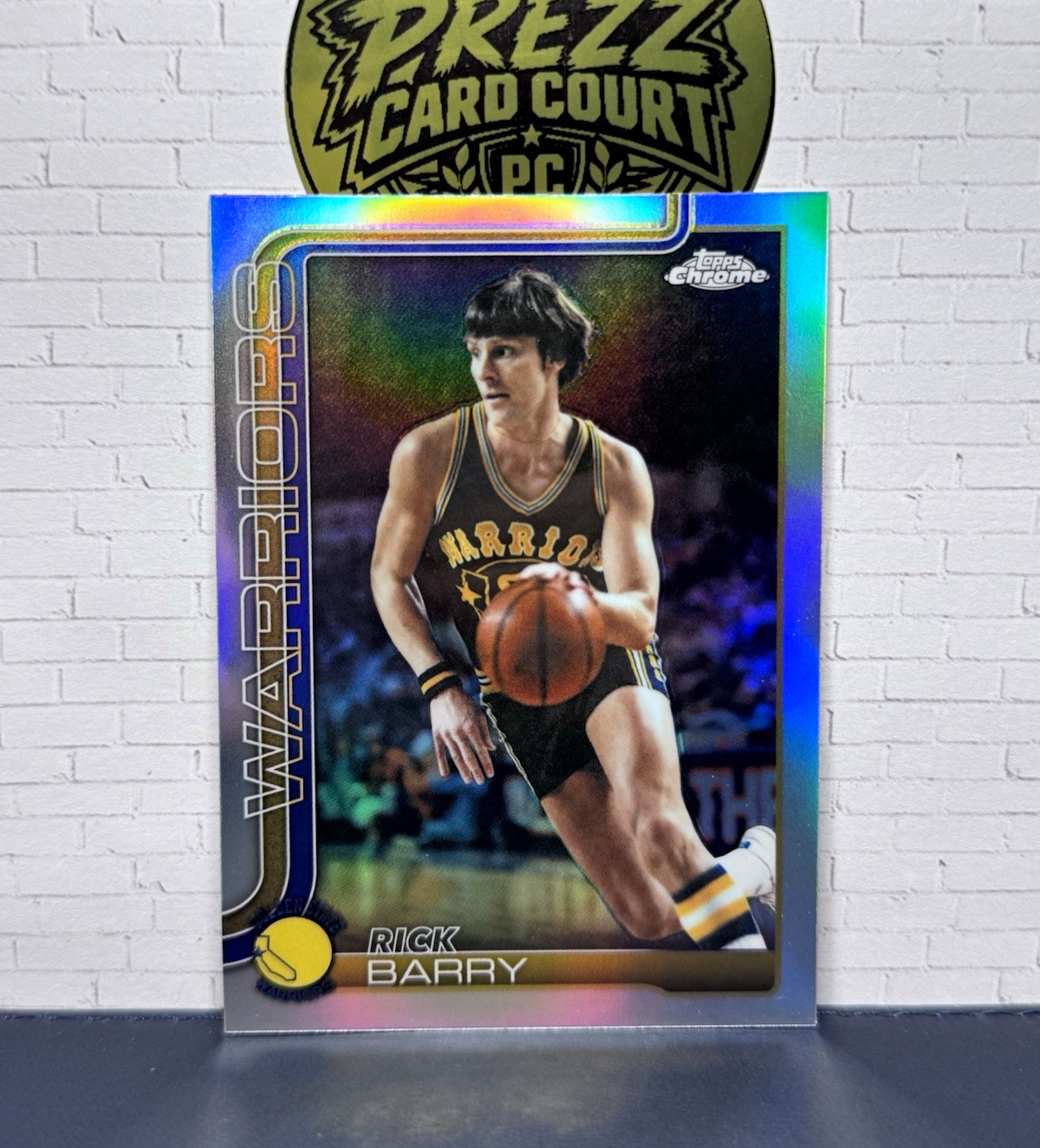 2026 Topps Chrome Basketball - Rick Barry Golden State Warriors #150 Refractor