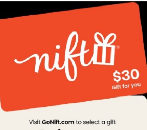 NIFT $30 ELECTRONIC GIFT CARD
