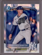 CHASE HAMPTON 2025 Bowman Chrome 1st #BCP-47 Lava Refractor RC #006/399