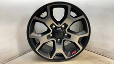 Jeep Wrangler JL Rubicon Wheel 17x7-1/2 5 Y Spoke Black Polished 2018-25