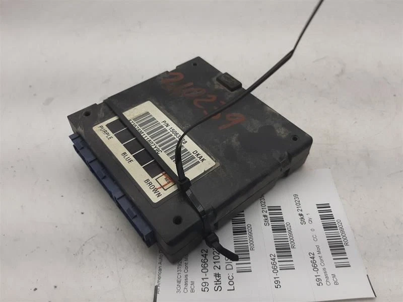 Chasis ECM Carrocería Control BCM Tablero Central 02-05 Chevrolet Astro 15063578 Foto 2 de 4