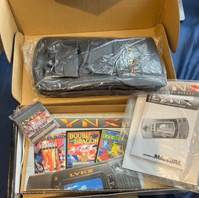 Atari Lynx II Collector&rsquo;s Bundle - MINT Unused Console in Printed Factory Sleeve
