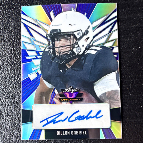 Leaf 2022 Valiant Dillon Gabriel Oklahoma Sooners Auto #BA-DG1 11/15
