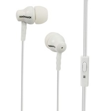 Magnavox MHP4851-WH Ear Buds with Microphone in White  Available in Pink,