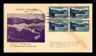 Dr Jim Stamps Crater Lake National Park Block 1934 First Day Cover