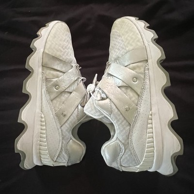 SOREL Kinetic Speed 7.5 White Silver Running Shoe
