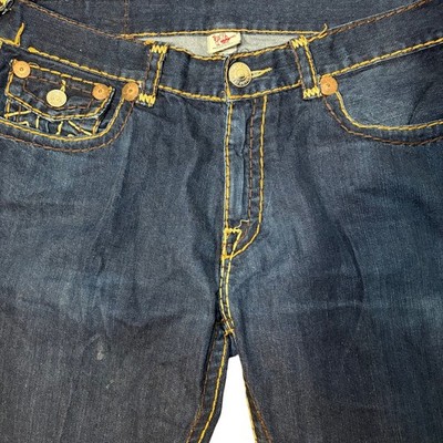 True Religion Patent Pending Y2K Billy Super T Jeans Size 38 x 33