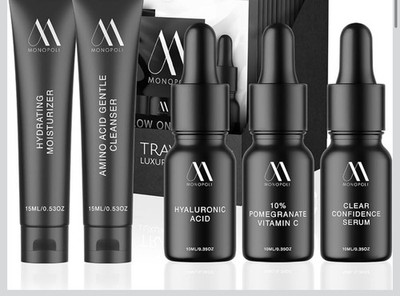 Monopoli Glow-On-The-Go Travel Skin Care Set Hydrating Brightening
