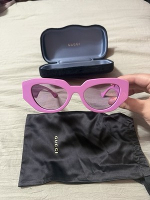GUCCI GG1421S 004 Pink/Pink Magenta 51-20-145 Sunglasses New Authentic