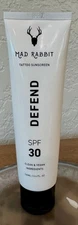 Mad Rabbit Tattoo Sunscreen SPF 30 - Fade Protection & Moisturizer, 3.4 oz Tube